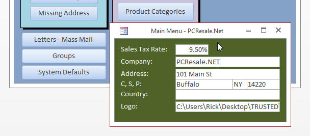 Access 2007 Dlookup Update Query Oracle