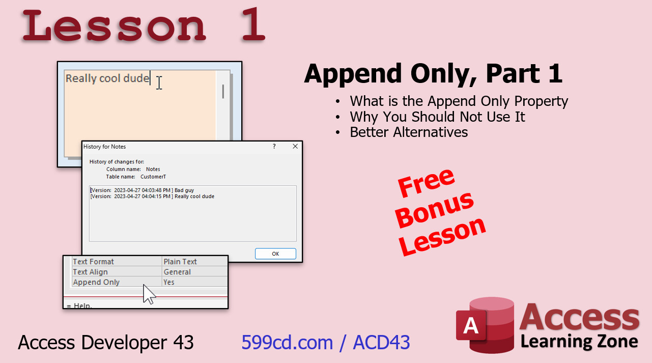 Microsoft Access Developer 43 - Computer Learning Zone