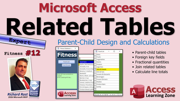 Building a Fitness Database in Microsoft Access, Part 12