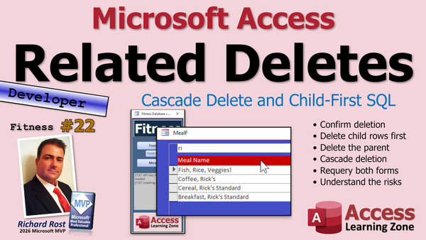 Building a Fitness Database in Microsoft Access, Part 22