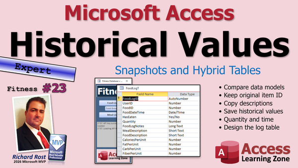 Building a Fitness Database in Microsoft Access, Part 23