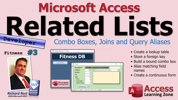 Building a Fitness Database in Microsoft Access, Part 3