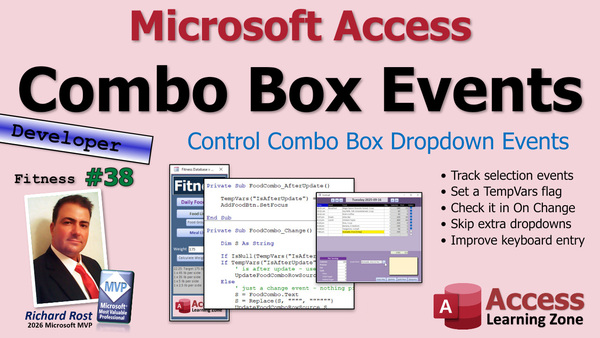 Building a Fitness Database in Microsoft Access, Part 38