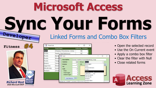 Building a Fitness Database in Microsoft Access, Part 4