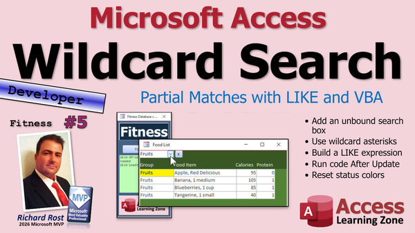 Building a Fitness Database in Microsoft Access, Part 5