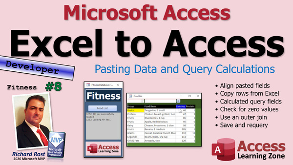 Building a Fitness Database in Microsoft Access, Part 8