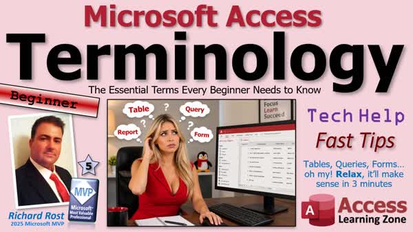 Microsoft Access Database Terminology Explained For Beginners
