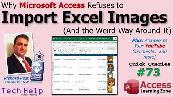 Why Microsoft Access Refuses to Import Excel Images (And the Weird Way Around It) QQ #73