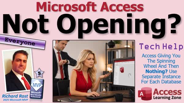 Microsoft Access Not Opening? Use Separate MSACCESS.EXE Instances For Each Database