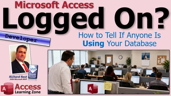 Is Anyone Still Logged On? How to Tell if Anyone is Using Your Microsoft Access Database