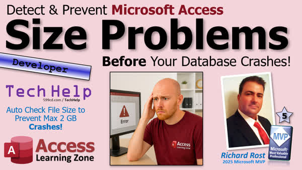 Detect & Prevent Microsoft Access Size Problems Before Your Database Crashes!