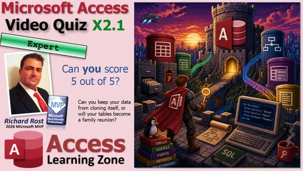 How Do You Properly Normalize Customer Child Records in Microsoft Access? Video Quiz X2.1