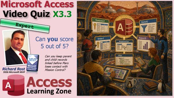 How Do Link Master and Child Fields Connect Subforms in Microsoft Access? Video Quiz X3.3