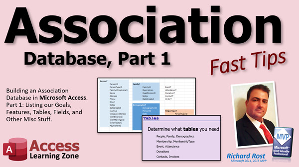 Microsoft Access Association Database, Part 1