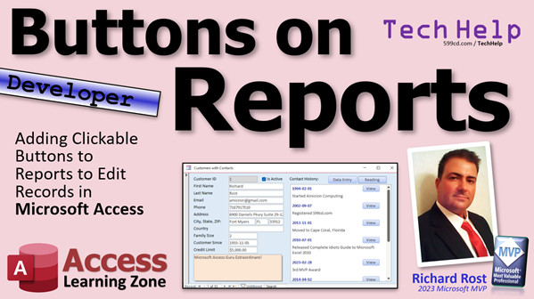 Buttons on Reports in Microsoft Access
