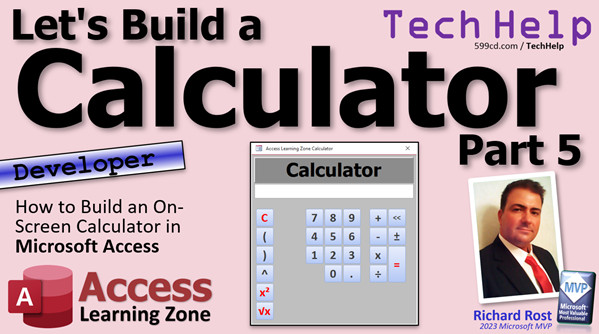 Build a Calculator in Microsoft Access Part 5