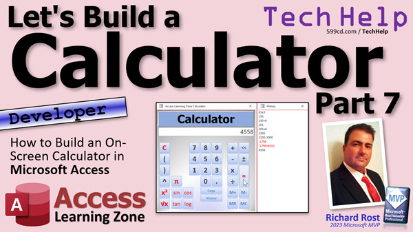 Build a Calculator in Microsoft Access Part 7