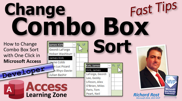 Change Combo Box Sort in Microsoft Access