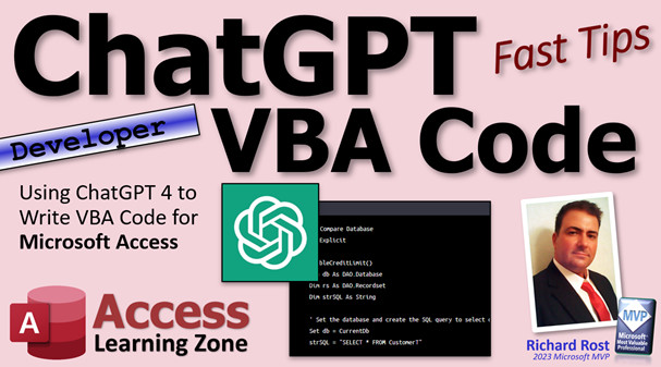 ChatGPT VBA Code for Microsoft Access