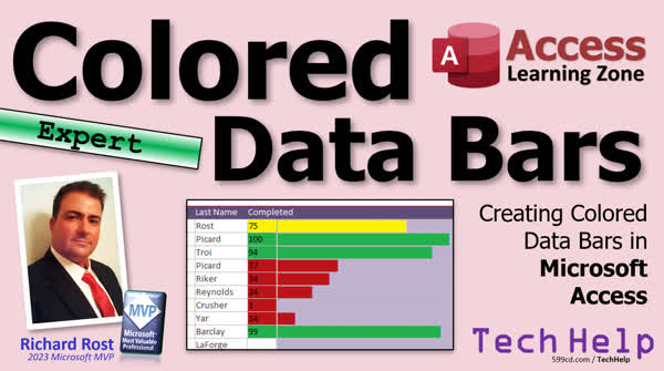 Colored Data Bars in Microsoft Access