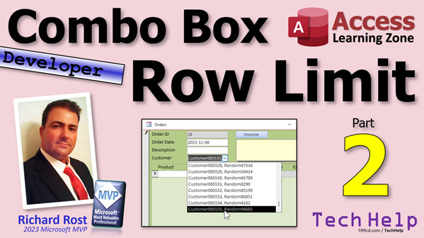 Combo Box Row Limit in Microsoft Access, Part 2