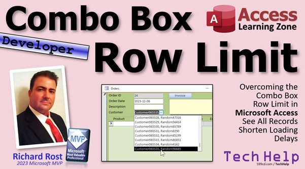 Combo Box Row Limit in Microsoft Access