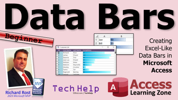 Data Bars in Microsoft Access