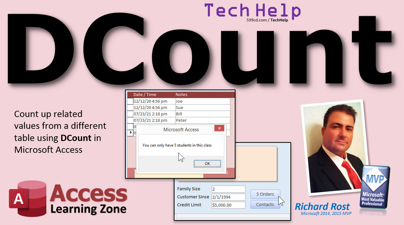 ms access dcount