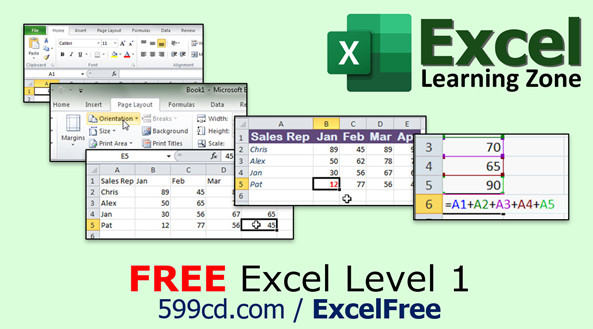 Excel Beginner 1 - Computer Learning Zone