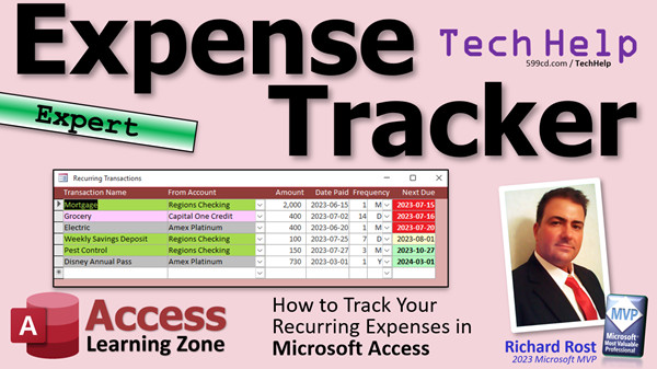 Expense Tracker in Microsoft Access