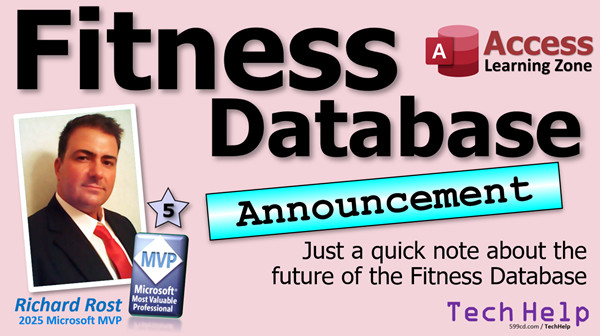 Quick Note About the Future of the Fitness Database