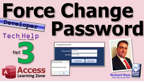 Force Change Password in Microsoft Access, Part 3
