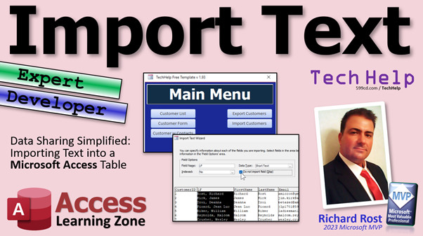Import Text in Microsoft Access