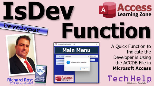 IsDev Function in Microsoft Access