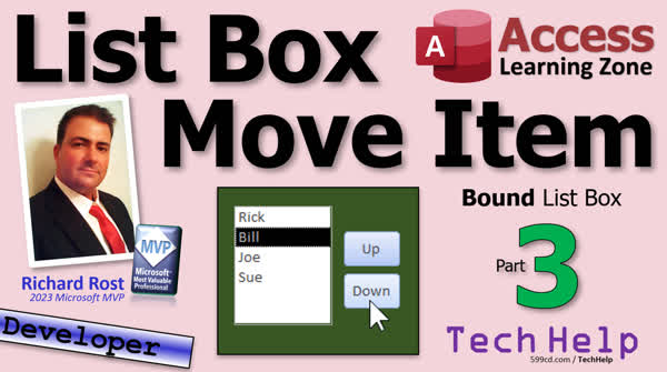 List Box Move Item in Microsoft Access 3