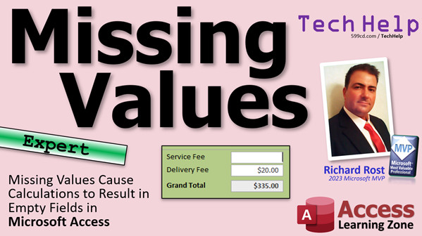 Missing Values in Microsoft Access