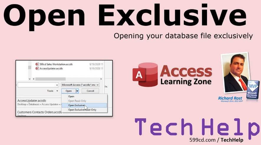 Open Database Exclusively in Microsoft Access