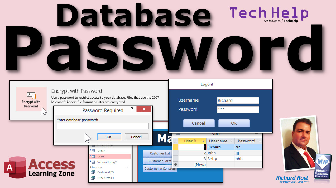 find access database password