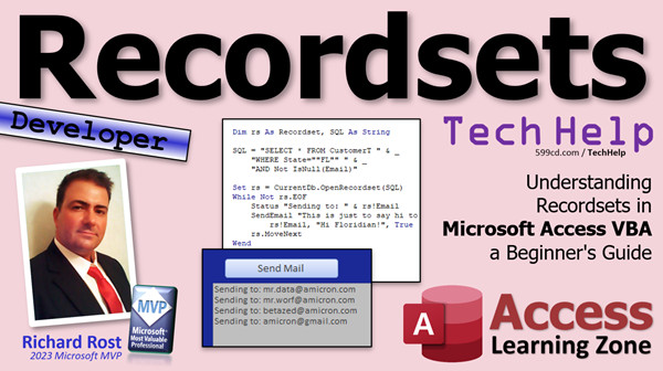 Recordsets in Microsoft Access
