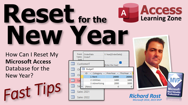Reset a Microsoft Access Database for the New Year