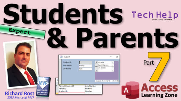 Students and Parents in Microsoft Access, Part 7
