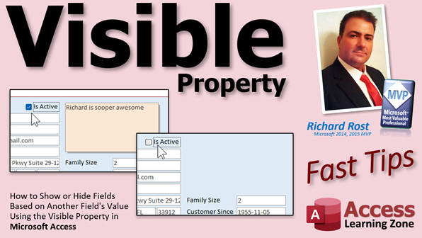 Visible Property in Microsoft Access