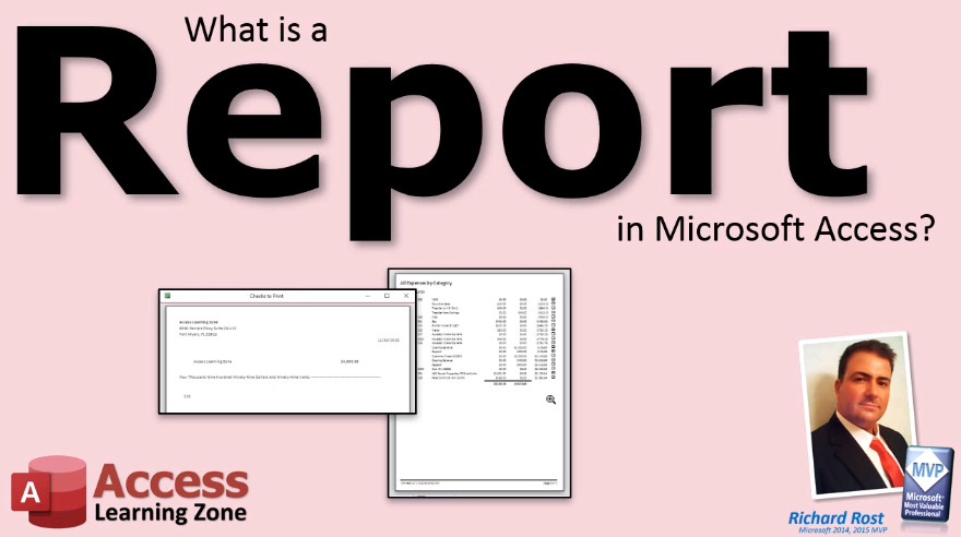 What is a Report in Microsoft Access?