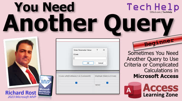 You Need Another Query in Microsoft Access - Computer Learning Zone