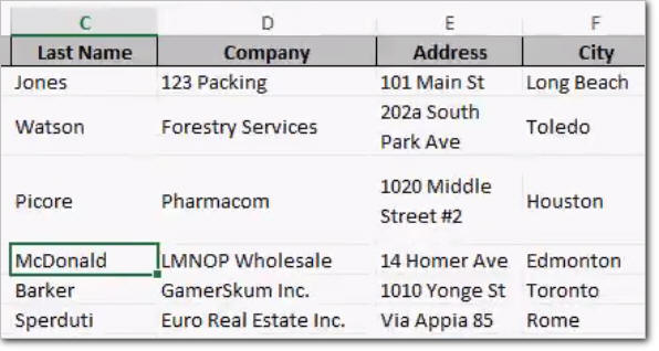 export to excel