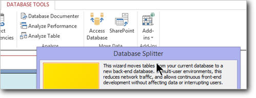 splitting your database