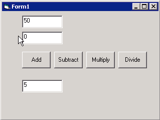 Visual Basic Code Of Simple Calculator