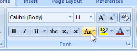 what is keystroke to change case in word