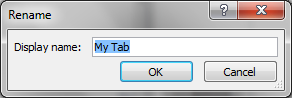 Rename - Tab