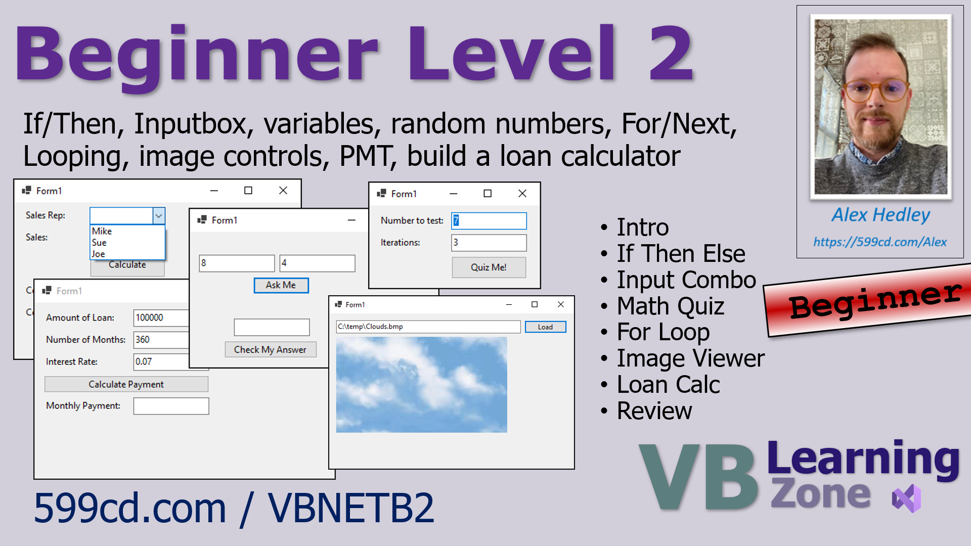VB.NET Beginner 2 - Lessons